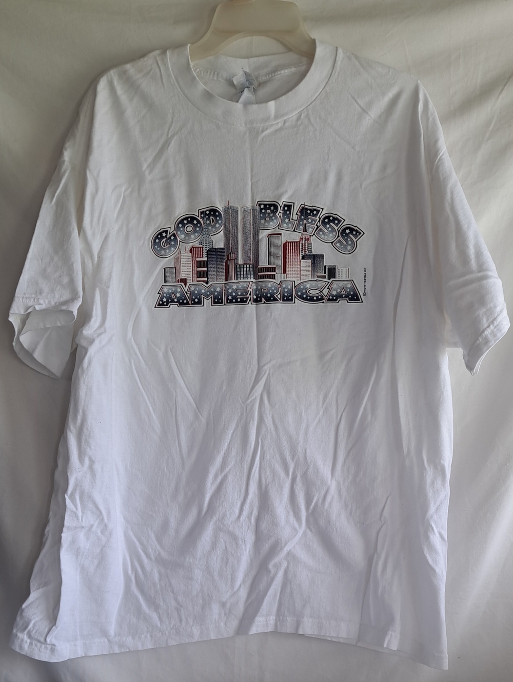 Good Bless America Men's Graphic Tee - White